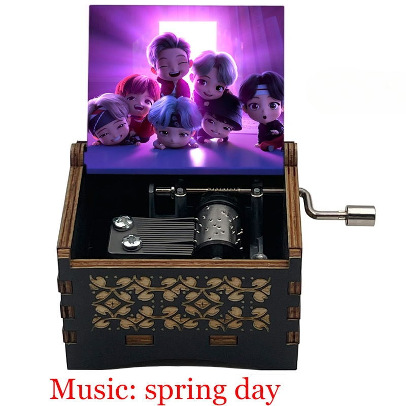 BTS SPRING DAY MUSIC BOX WIND UP VARIOUS MODELS!