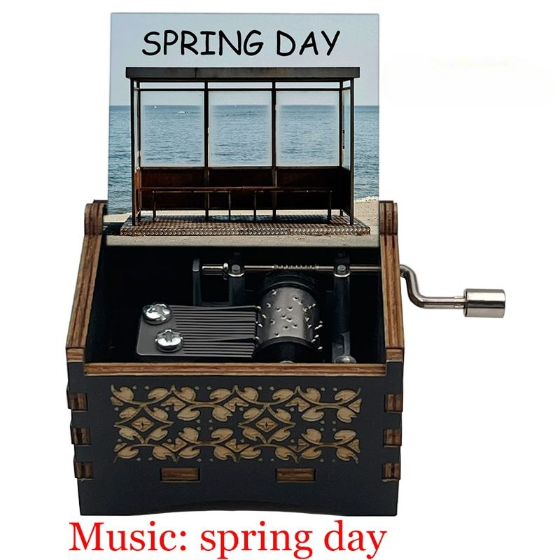 BTS SPRING DAY MUSIC BOX WIND UP VARIOUS MODELS!