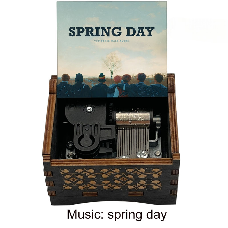 BTS SPRING DAY MUSIC BOX WIND UP VARIOUS MODELS!