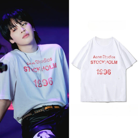 JIMIN FACE LIKE CRAZY T-SHIRT 100% COTTON