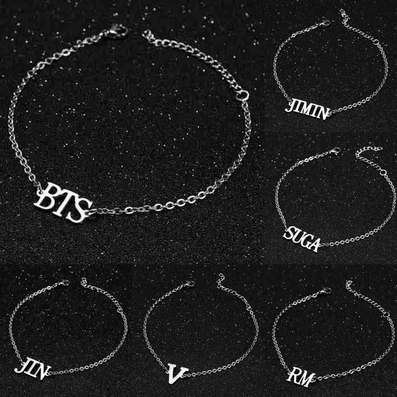 BTS STAINLESS STEEL BRACELETS (all members)