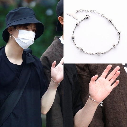 SUGA BRACELET BTS WHALIEN 52 STAINLESS STEEL