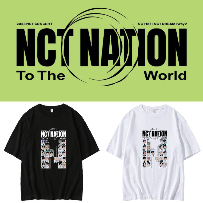 NCT NATION To The World T-SHIRTS 100% COTTON (various colors)