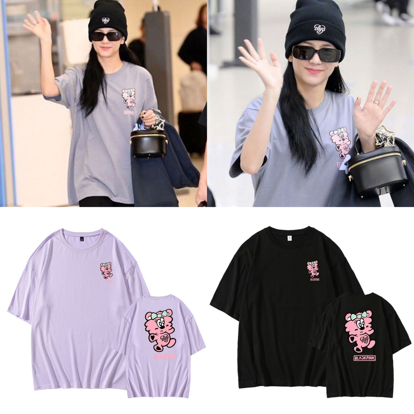 CAMISETAS BLACKPINK BORN PINK 100% ALGODÃO (varias cores)