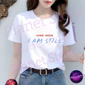 JUNGKOOK "I AM STILL" 100% COTTON T-SHIRTS (black and white)