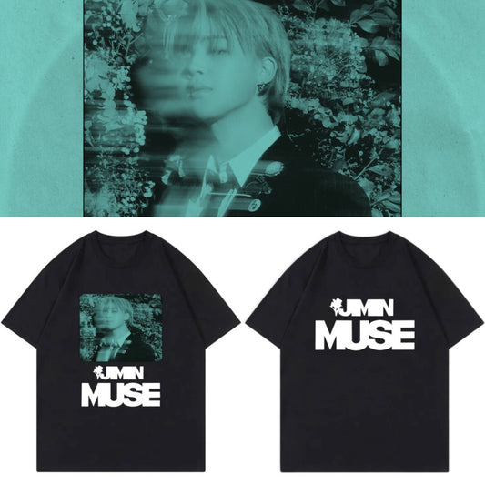 CAMISETAS JIMIN MUSE 100% ALGODÃO (várias cores)