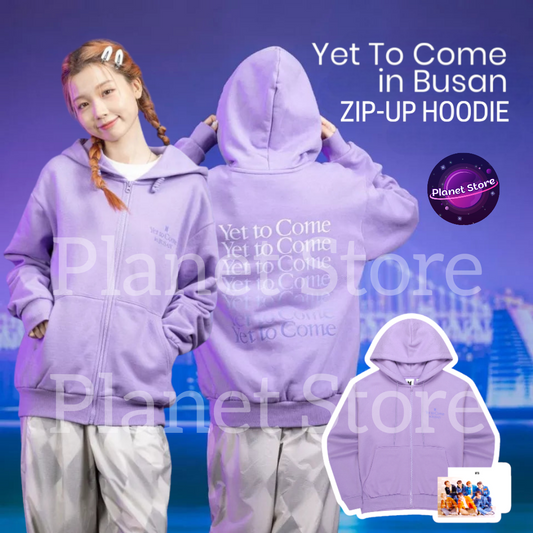 BTS YET TO COME IN BUSAN ZIP-UP HOODIE