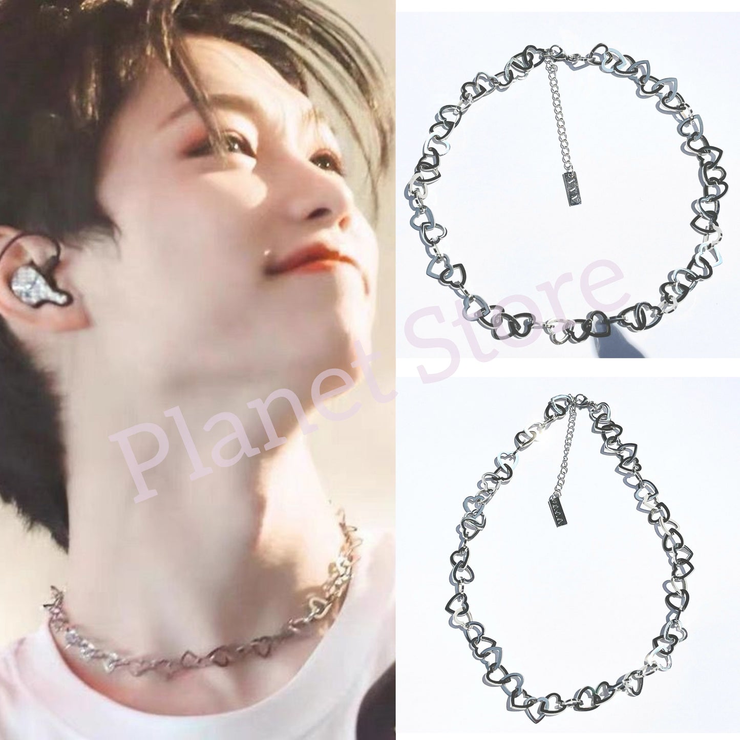 STRAY KIDS MAXIDENT STAINLESS STEEL NECKLACE