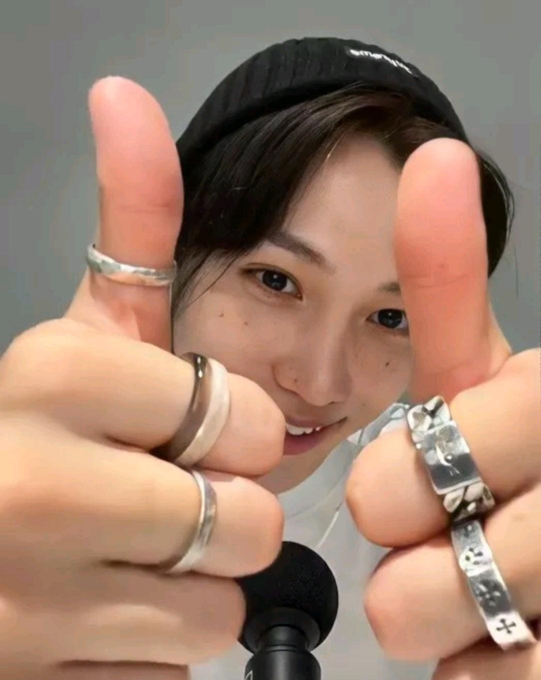 ANILLOS DE STRAY KIDS DE FELIX/HYUNJIN