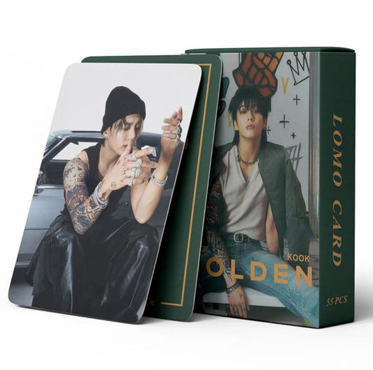 KIT WITH 55 JUNGKOOK GOLDEN PHOTOCARDS