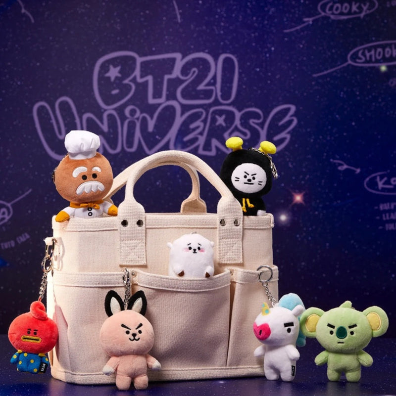 BT21 UNIVERSE EDICIÓN ESPECIAL BOLSO CHARM MUÑECAS