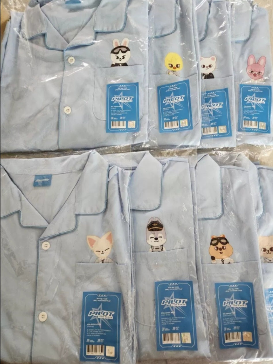 STRAY KIDS SKZOO PILOT PAJAMAS (available for all characters)