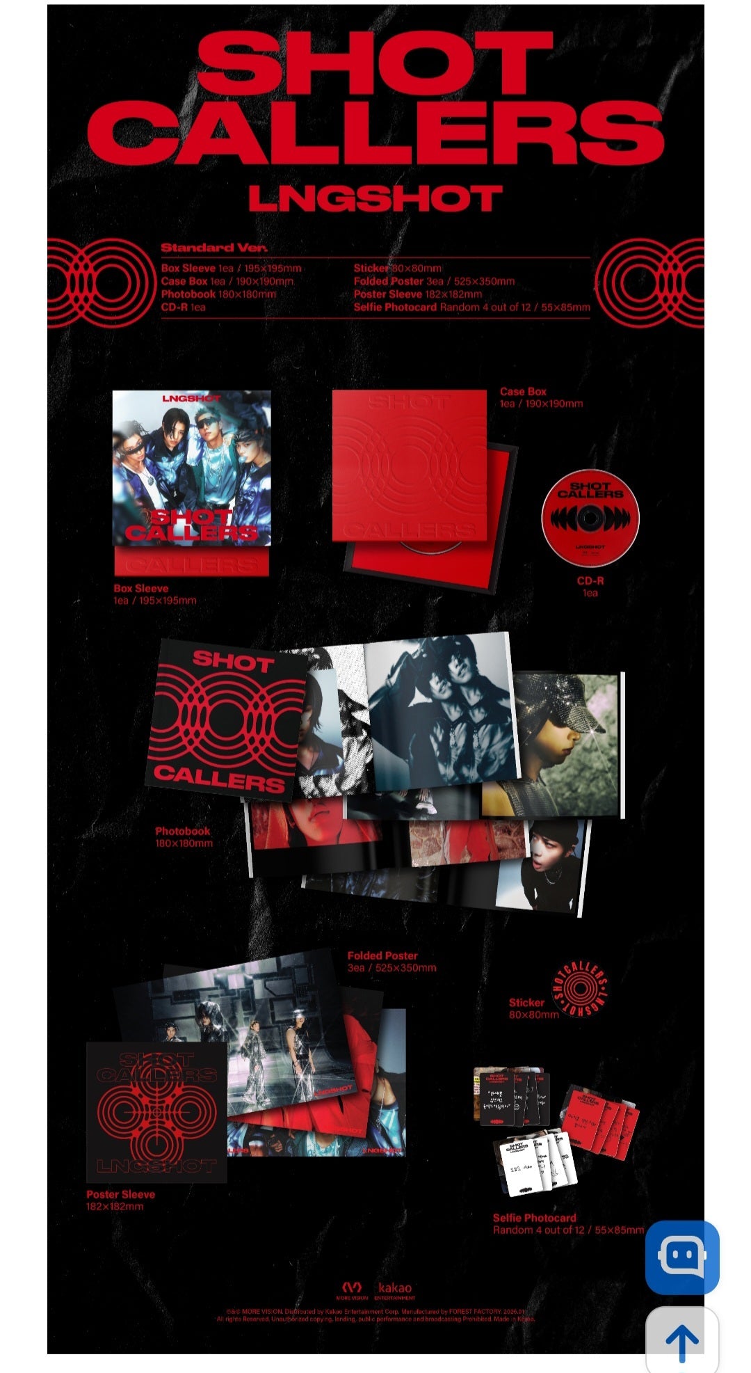 LNGSHOT EP Album - SHOT CALLERS (Magazine Ver.) + APPLEMUSIC Photocard – Choice Music LA LNGSHOT EP Album - SHOT CALLERS (Magazine Ver.) + APPLEMUSIC Photocard – Choice Music LA