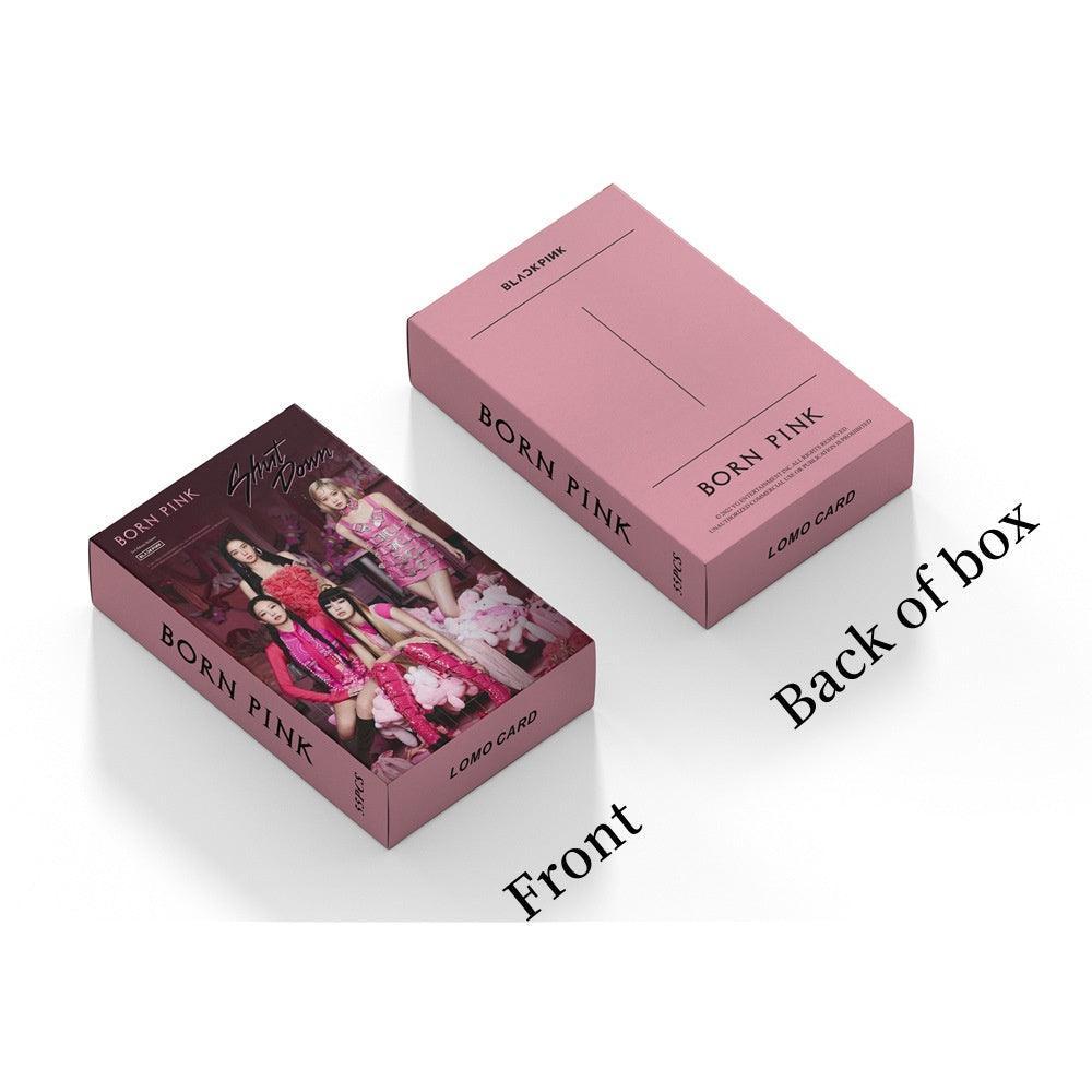 KIT CON 55 TARJETAS FOTOGRÁFICAS BLACKPINK BORN PINK