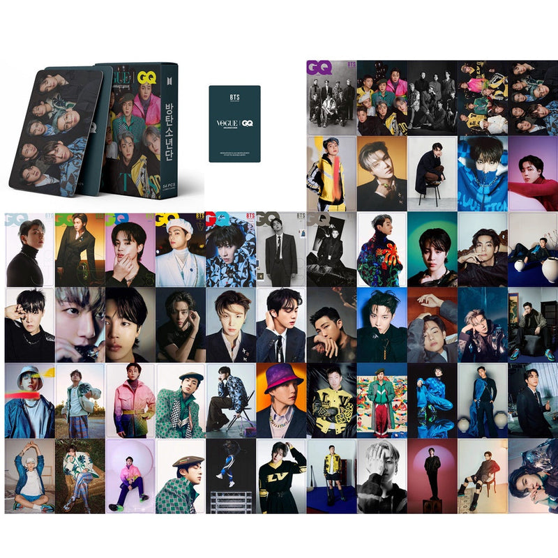 KIT WITH 54 PHOTOCARDS BTS VOGUE GQ ESSAY 2022