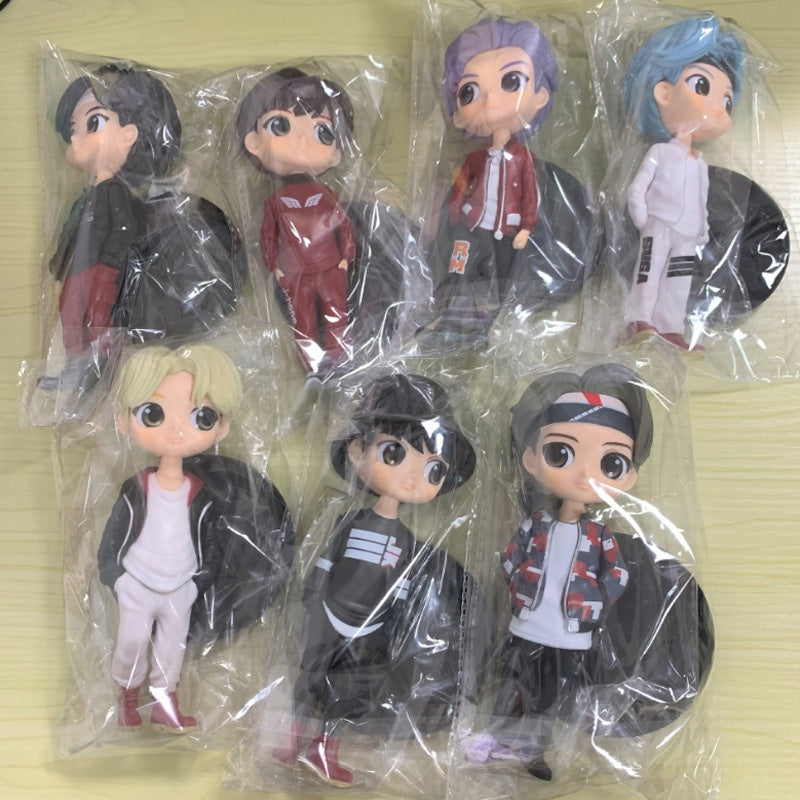 KIT DOLLS/ACTION FIGURES BTS QPOSKET MIC DROP 7 PCS