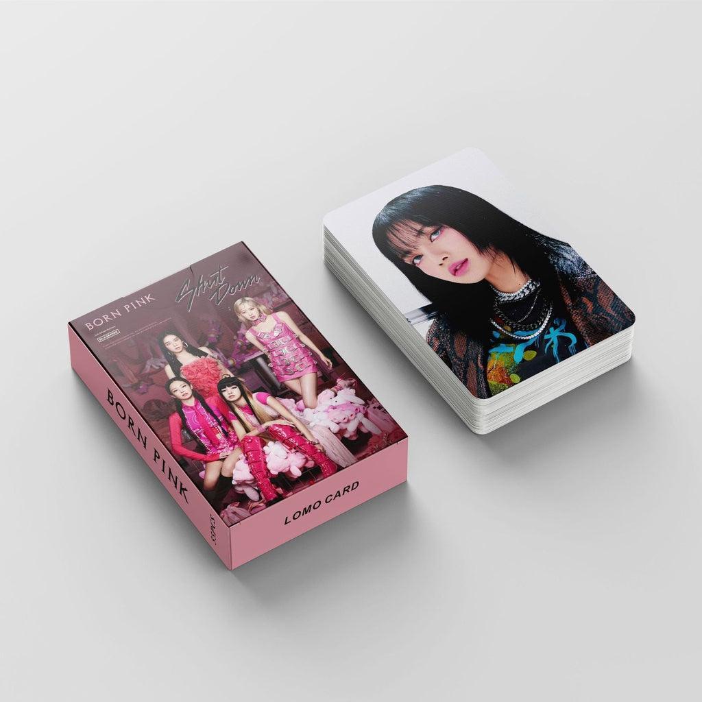 KIT CON 55 TARJETAS FOTOGRÁFICAS BLACKPINK BORN PINK