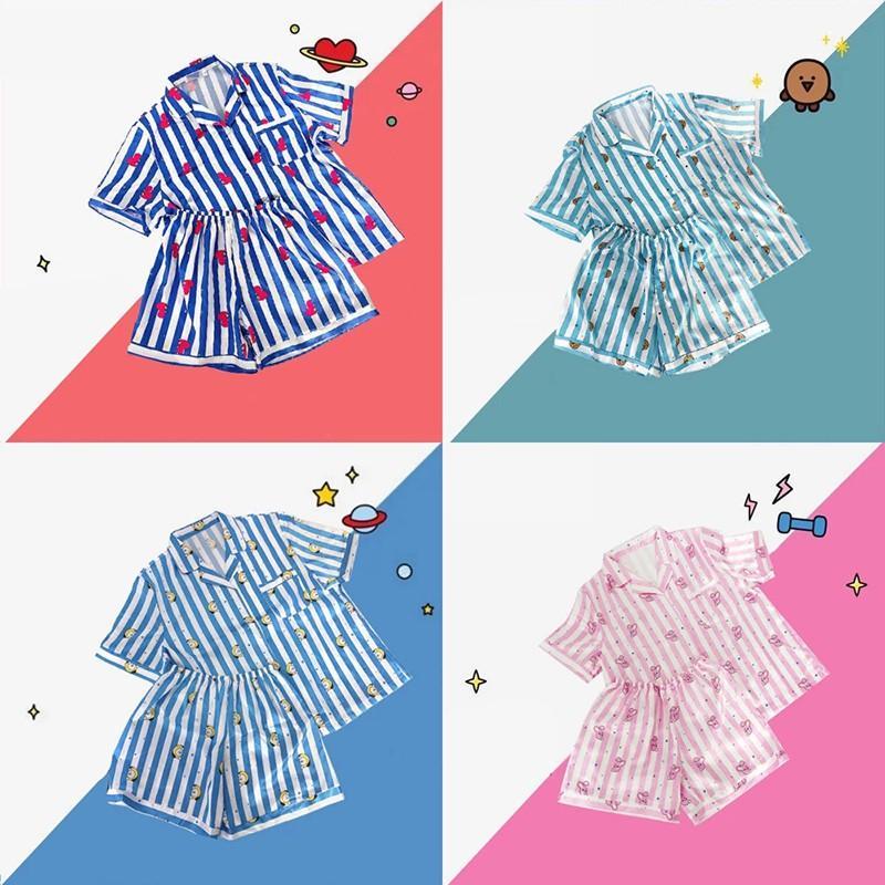 PIJAMAS DE VERANO BTS BT21 (todos los personajes)