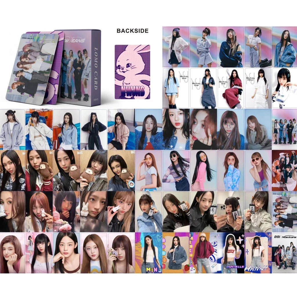 KIT C/ 55 PHOTOCARDS NEWJEANS