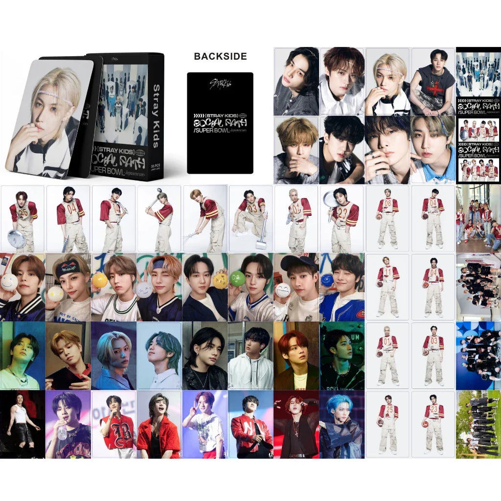 KIT WITH 55 PHOTOCARDS STRAY KIDS SOCIAL PATH