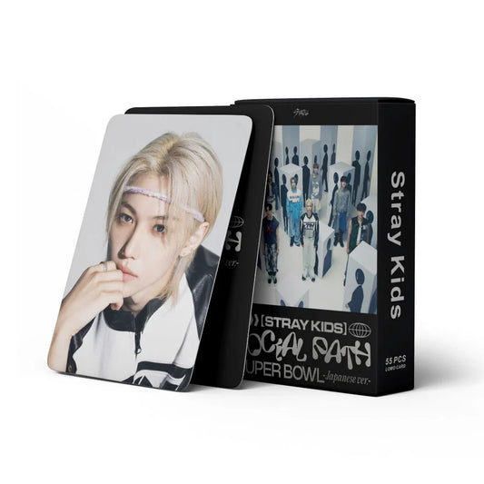 KIT WITH 55 PHOTOCARDS STRAY KIDS SOCIAL PATH