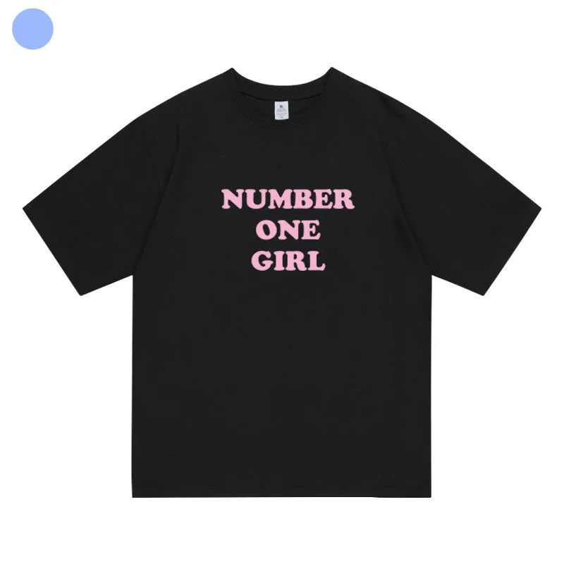 CAMISETA ROSÉ (BLACKPINK) NUMBER ONE GIRL 100% ALGODÃO