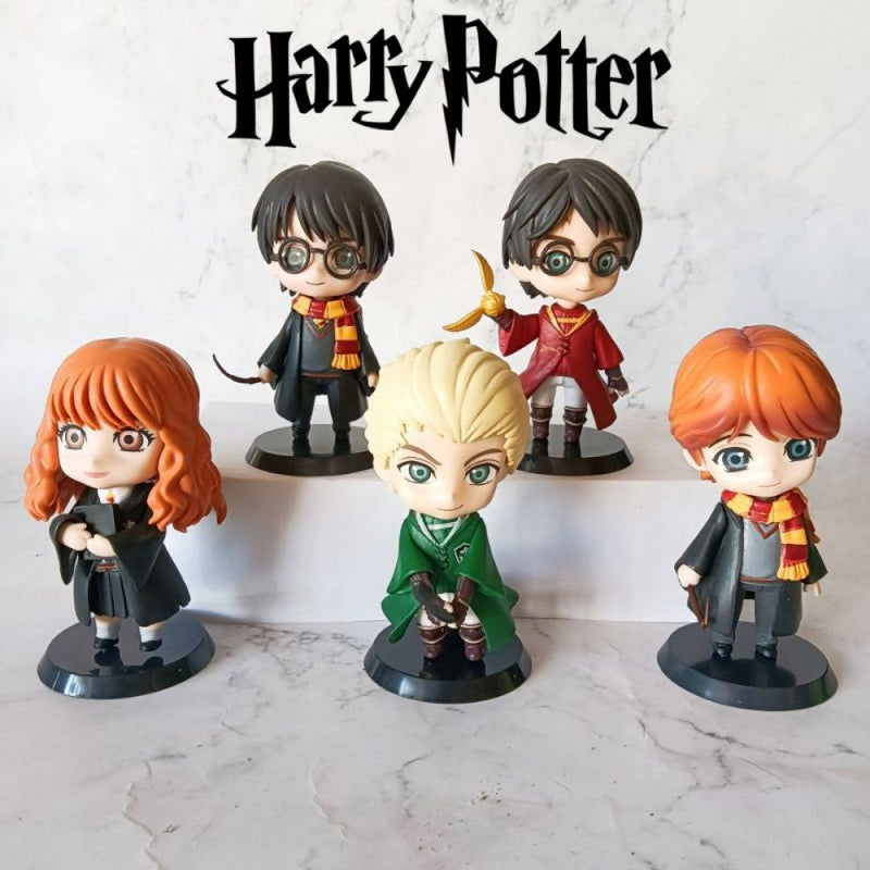 KIT FIGURAS DE ACCIÓN HARRY POTTER 5 PIEZAS