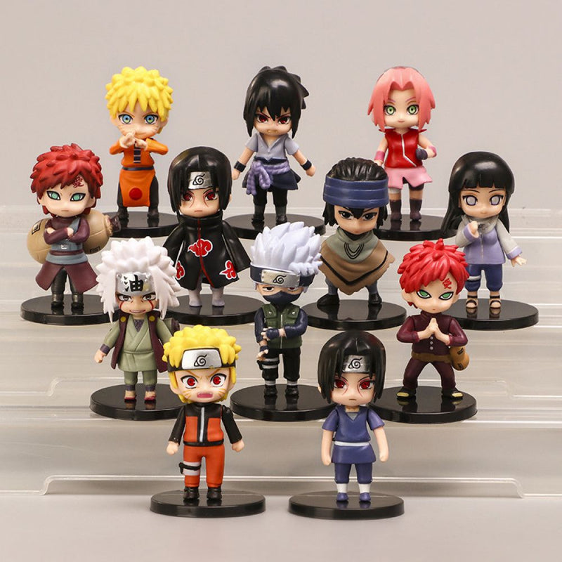 NARUTO ACTION FIGURES KIT 12 PIECES