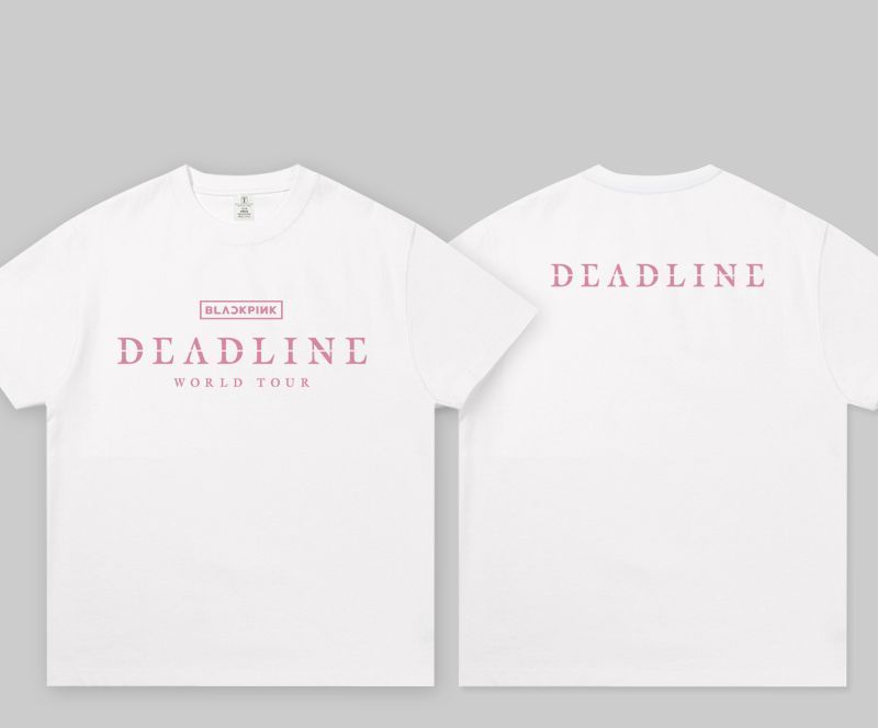 BLACKPINK DEADLINE T-SHIRTS 100% COTTON – PLANET STORE