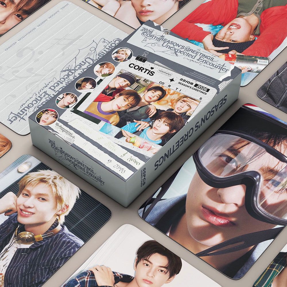 CORTIS PHOTOCARDS 2026 UNEXPECTED ENCOUNTER 55 PCS