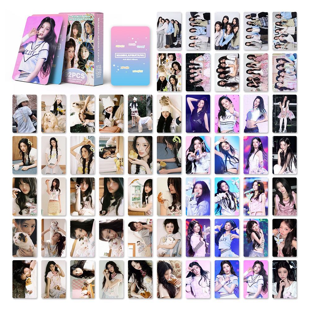 ILLIT MAMIHLAPINATAPAI PHOTOCARDS 92 PCS(60 CARDS+ 32 STICKERS