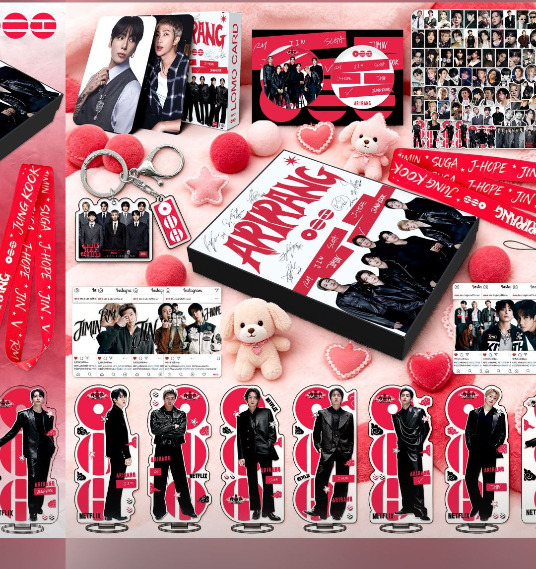BTS ARIRANG KIT WITH 175 PIECES (GIFT BOX WITH/ VARIOUS ITEMS