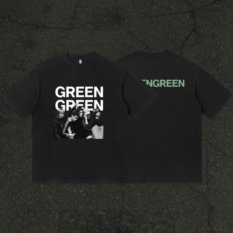 CORTIS T SHIRT GREENGREEN 100% COTTON – PLANET STORE
