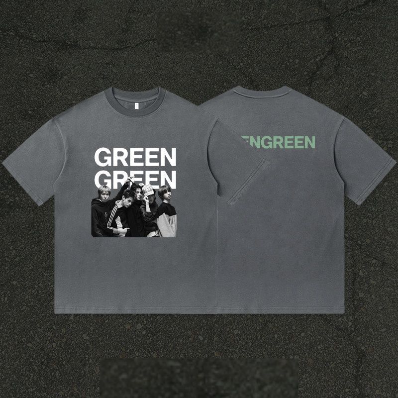 CORTIS GREENGREEN Tシャツ グレー M POPUP CORTIS T SHIRT GREENGREEN 100% COTTON – PLANET STORE