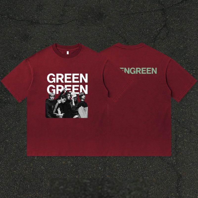 CORTIS T SHIRT GREENGREEN 100% COTTON – PLANET STORE