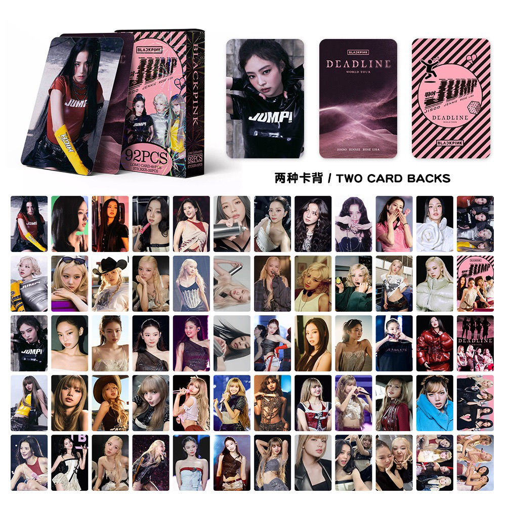 PHOTOCARDS BLACKPINK JUMP 92 PCS(60 CARDS+32 STICKERS) – PLANET STORE