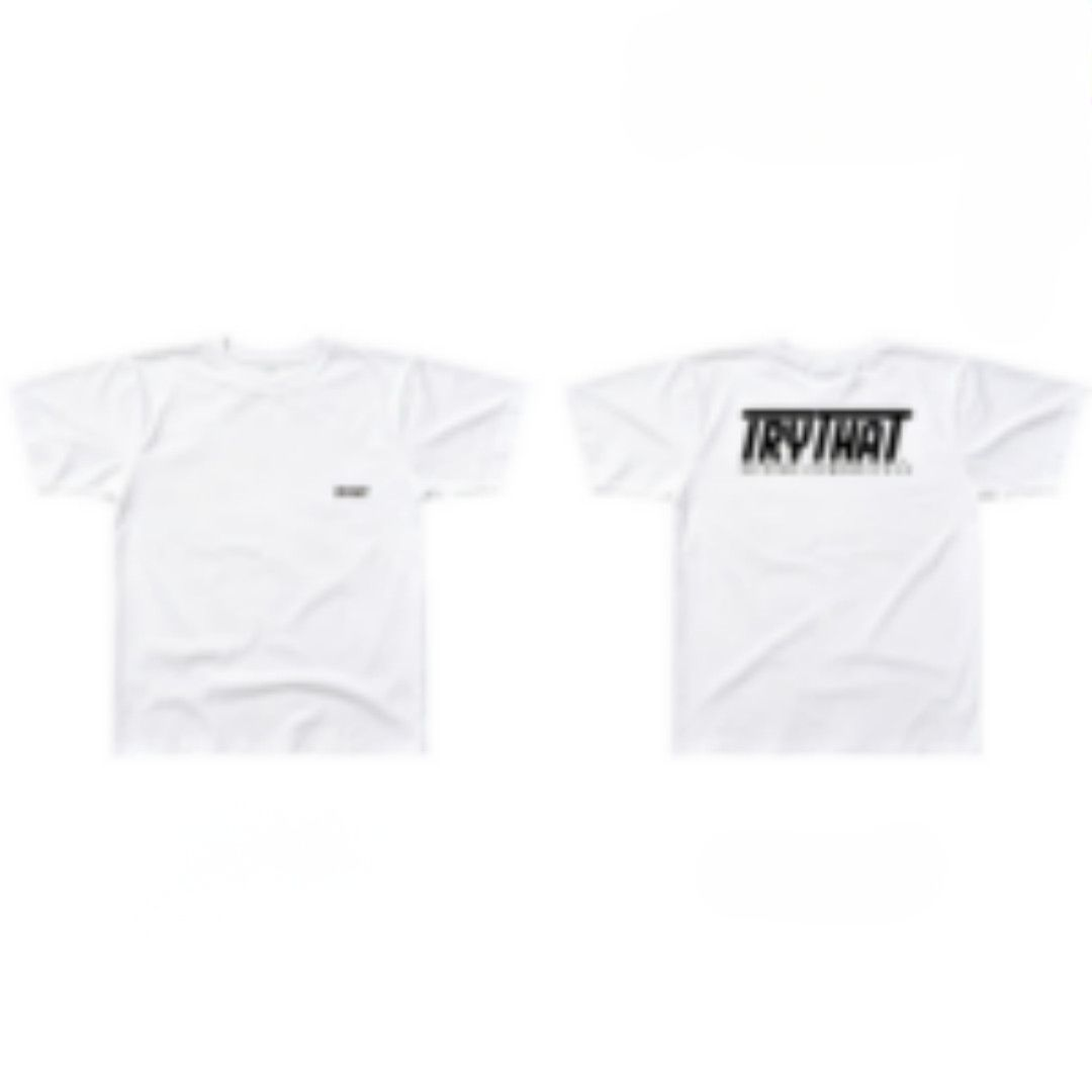 TRYTHAT T SHIRT 100% COTTON (White and Black)