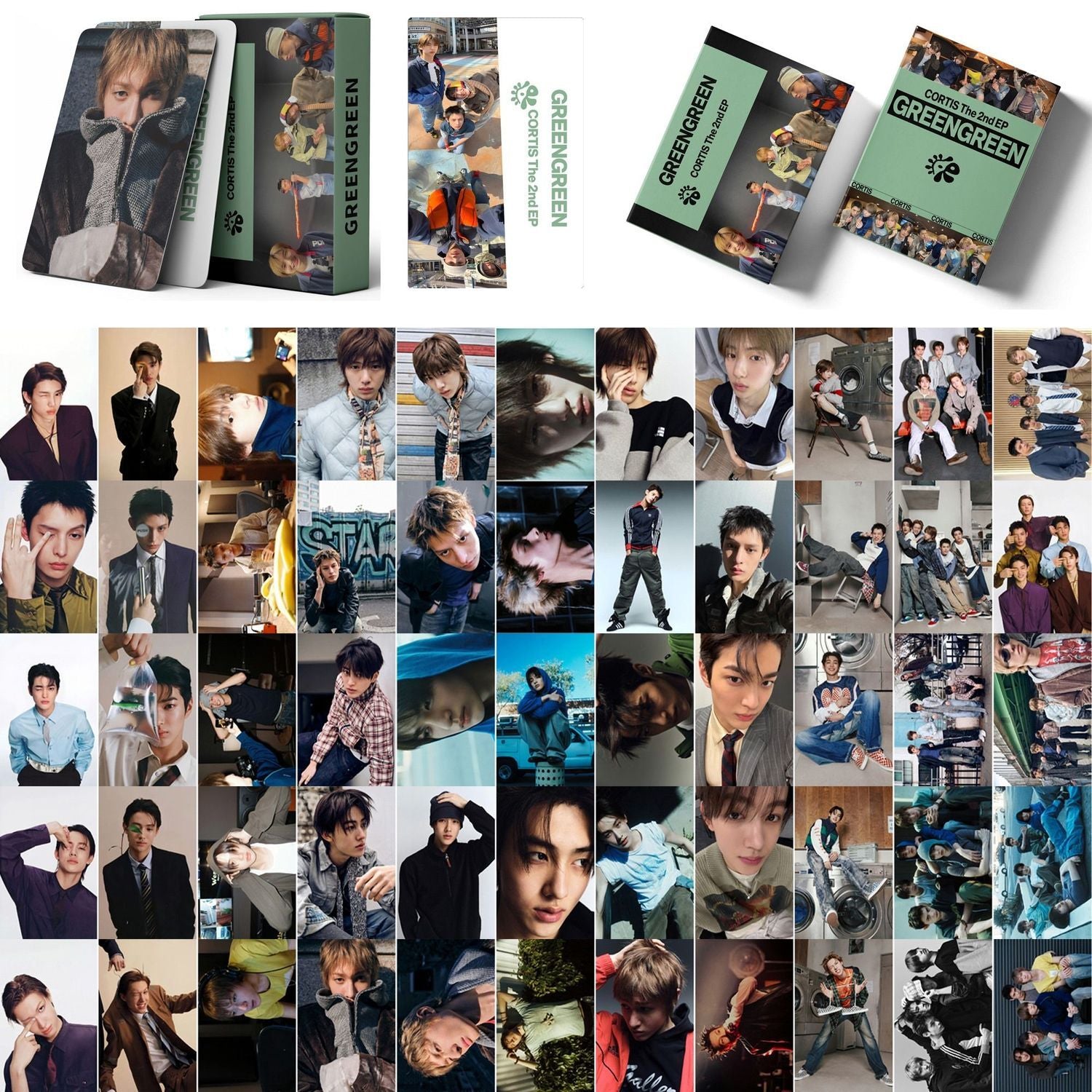 CORTIS GREENGREEN PHOTOCARDS 55 PCS – PLANET STORE