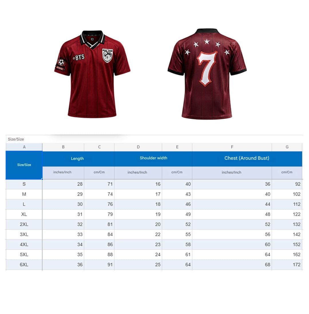 BTS WORLD CUP HALFTIME SHOW JERSEY – PLANET STORE