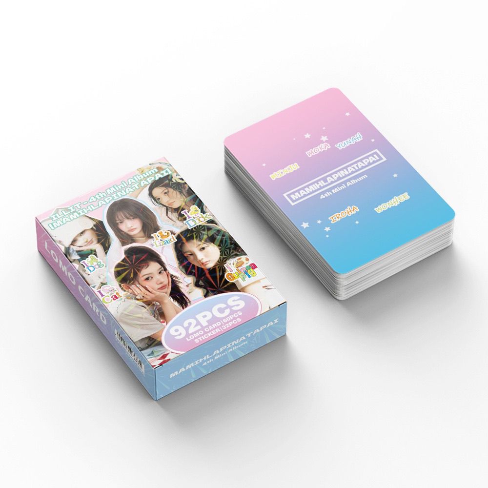 ILLIT MAMIHLAPINATAPAI PHOTOCARDS 92 PCS(60 CARDS+ 32 STICKERS