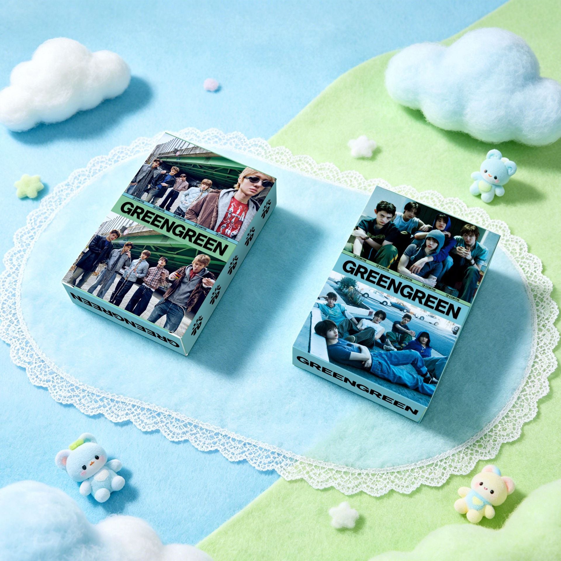CORTIS GREENGREEN PHOTOCARDS 55 PCS – PLANET STORE