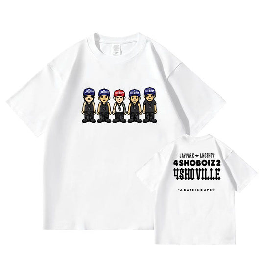 LNGSHOT T-SHIRTS 100% COTTON