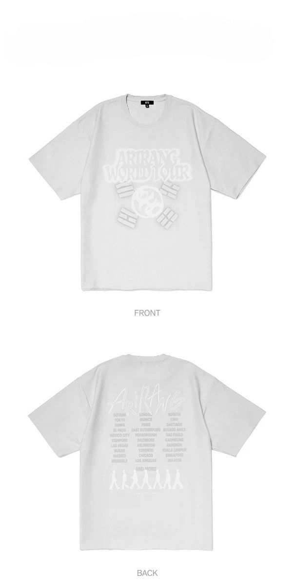 BTS ARIRANG T-SHIRTS 100% COTTON – PLANET STORE