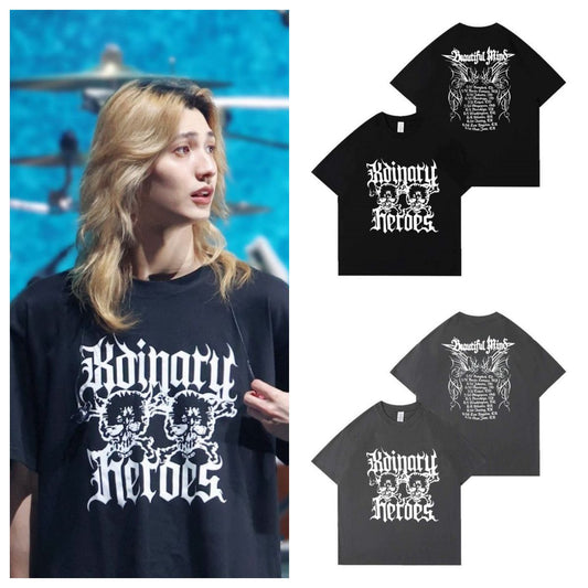 XDINARYHEROES T SHIRT  100% COTTON