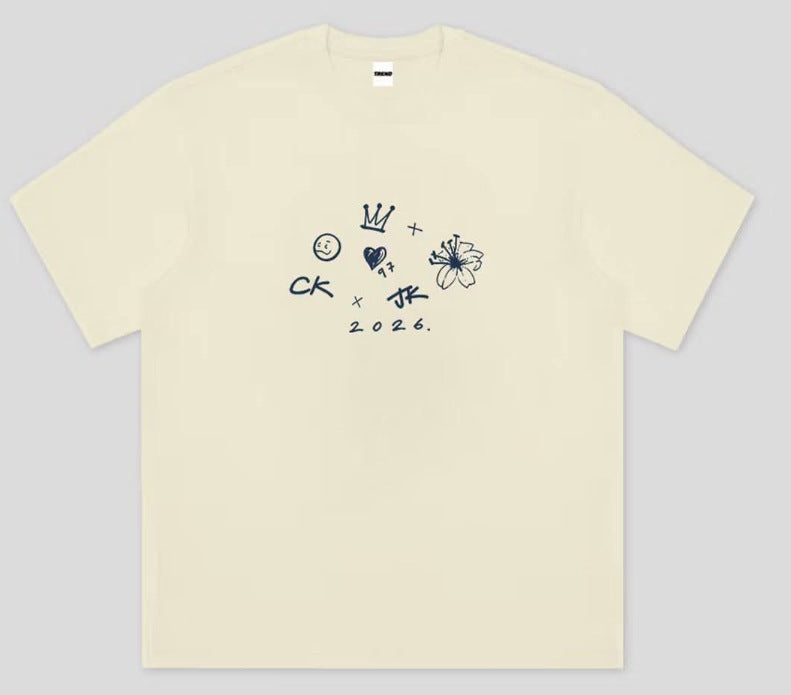 BTS JUNGKOOK CK T-SHIRTS 100% COTTON – PLANET STORE