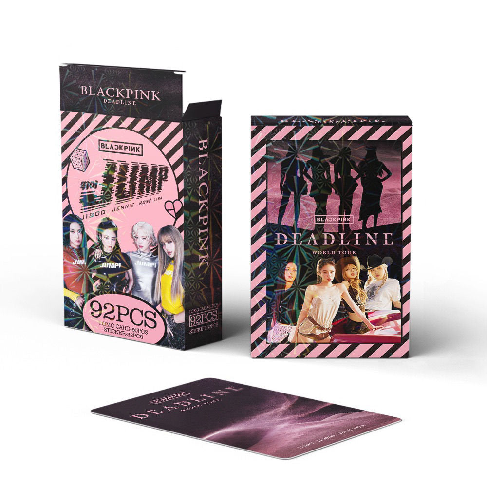 PHOTOCARDS BLACKPINK JUMP 92 PCS(60 CARDS+32 STICKERS) – PLANET STORE