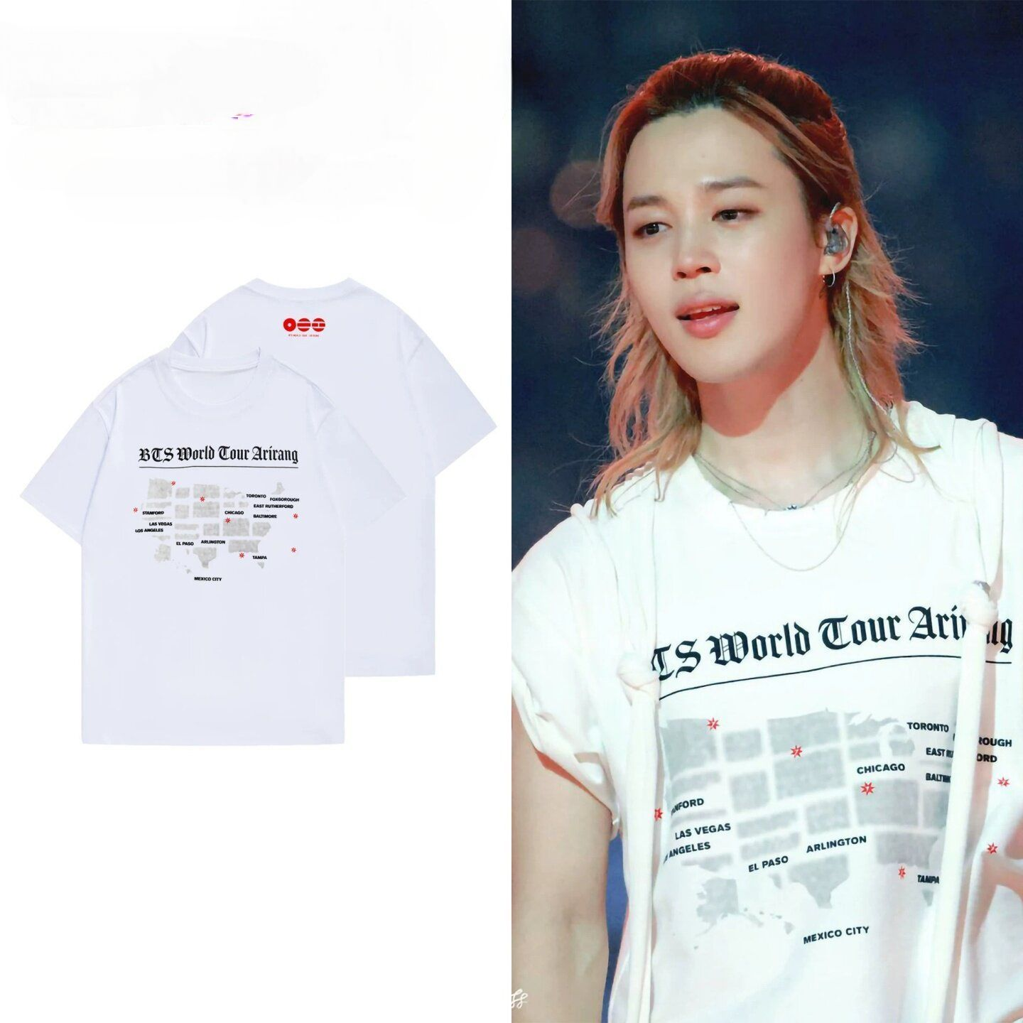BTS WORLD TOUR ARIRANG T-SHIRT 100% COTTON – PLANET STORE BTS WORLD TOUR ARIRANG T-SHIRT 100% COTTON – PLANET STORE