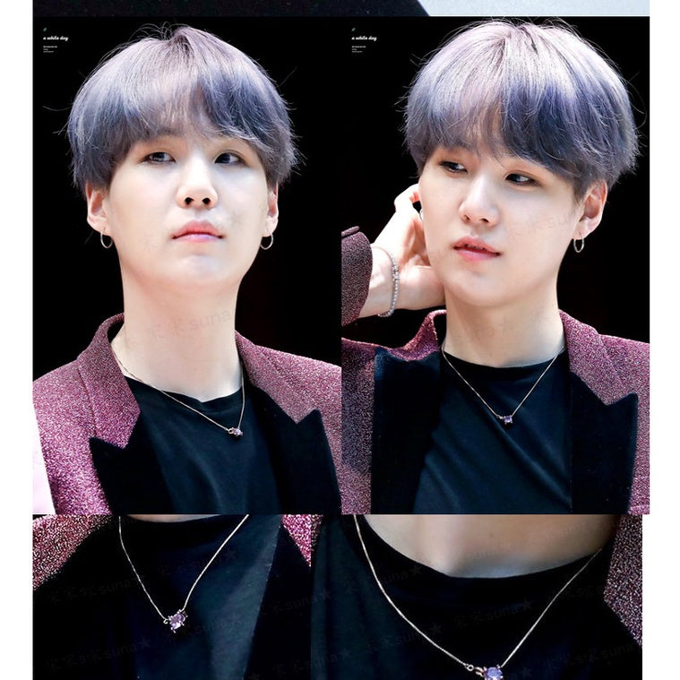 PURPLE SUGA BTS NECKLACE