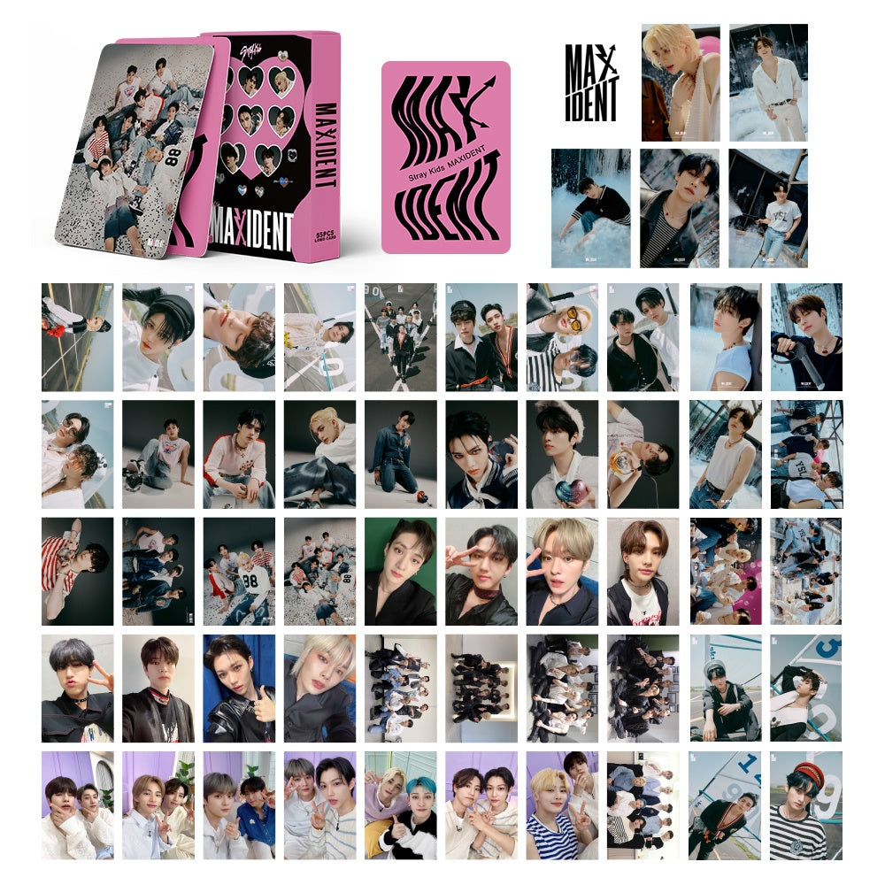 KIT C/ 55 PHOTOCARDS STRAY KIDS MAXIDENT