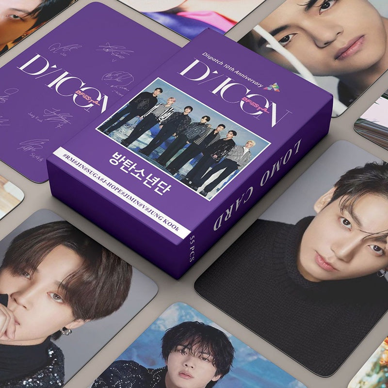 KIT WITH 55 PHOTOCARDS BTS 10TH ANNIVERSARY DISPATCH